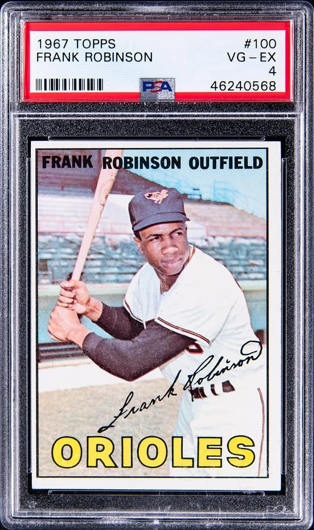 1967 Topps Baseball Frank Robinson #100 card image