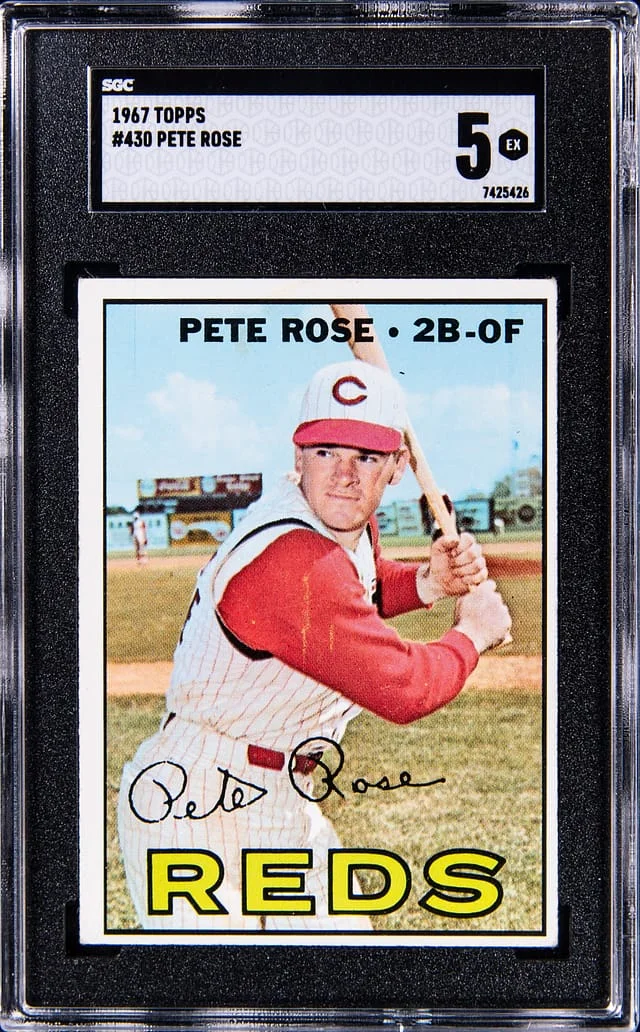 1967 Topps Baseball Pete Rose #430 card image