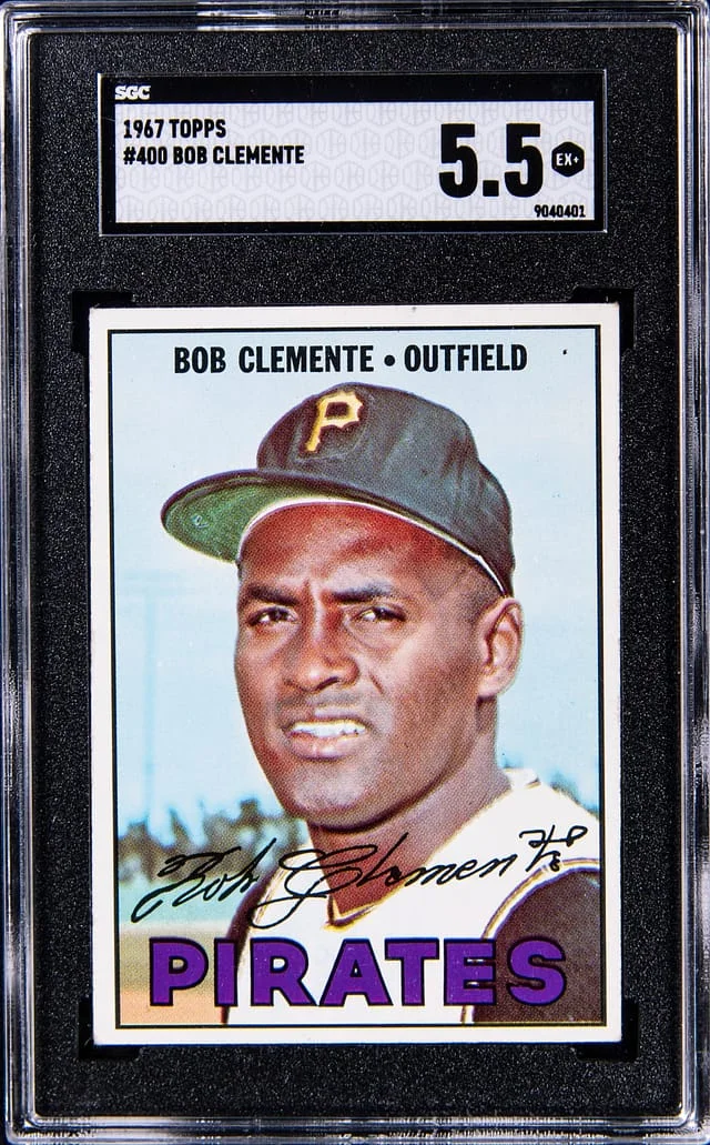 1967 Topps Baseball Roberto Clemente #400 card image