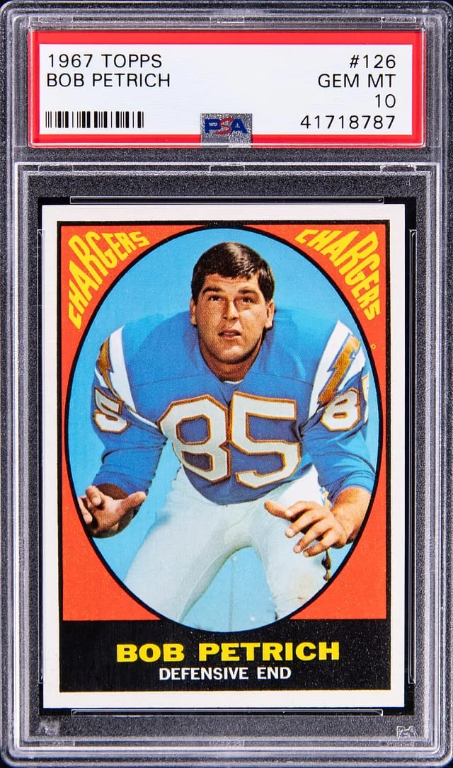 1967 Topps Bob Petrich #126 card image