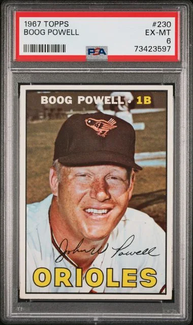 1967 Topps Boog Powell #230 card image