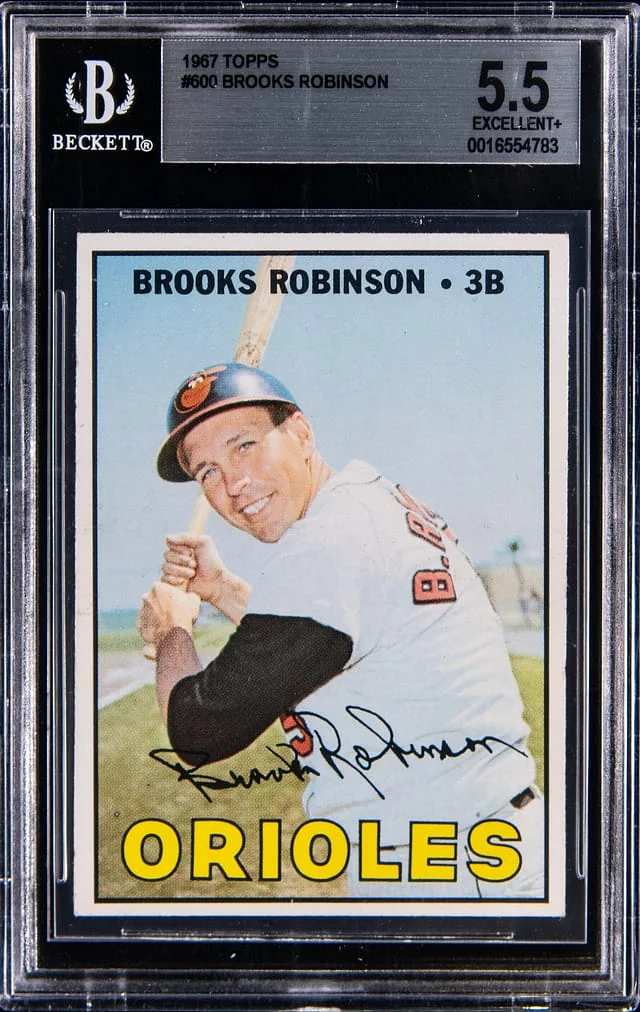 1967 Topps Brooks Robinson #600 card image