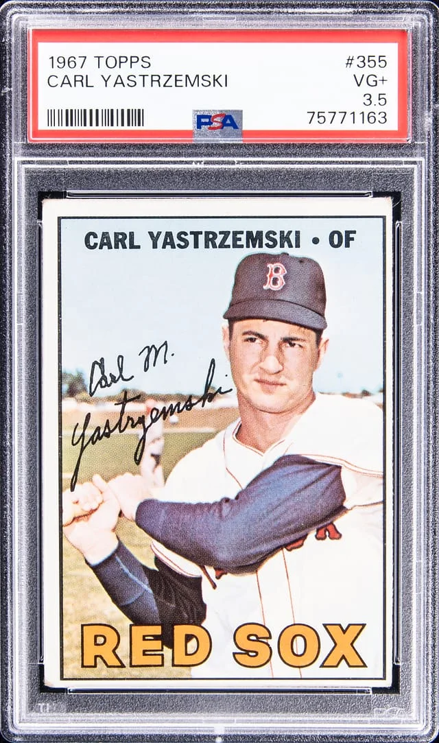 1967 Topps Carl Yastrzemski #355 card image