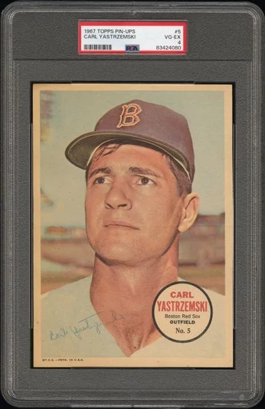 1967 Topps Carl Yastrzemski Pin-Ups #5 card image