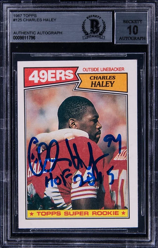 1967 Topps Charles Haley #125 card image