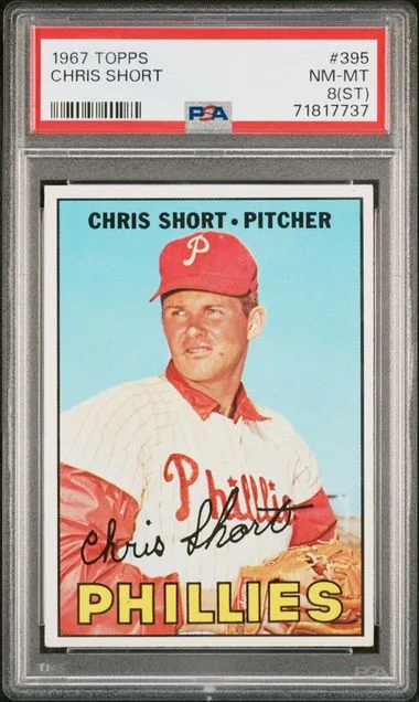 1967 Topps Chris Short #395 card image