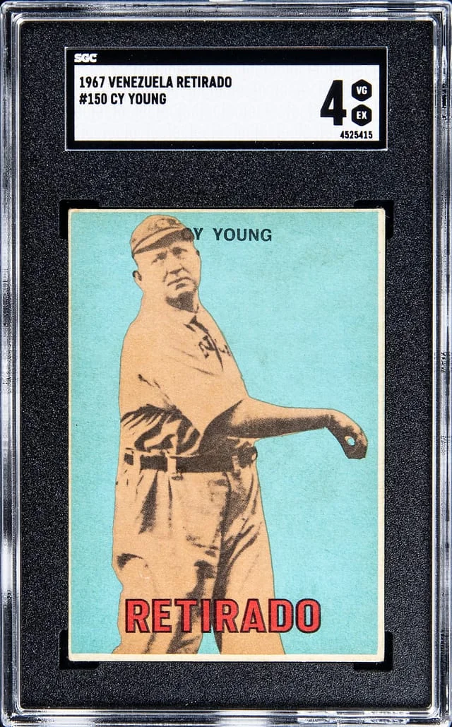 1967 Topps Cy Young Venezuela Retirado #150 card image
