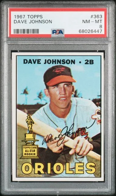 1967 Topps Dave Johnson #363 card image