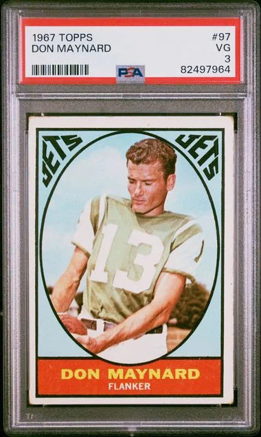 1967 Topps Don Maynard #97 card image