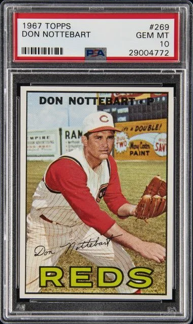 1967 Topps Don Nottebart #269 card image