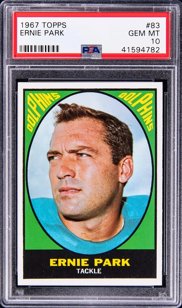 1967 Topps Ernie Park #83 card image