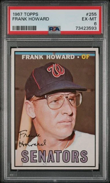 1967 Topps Frank Howard #255 card image