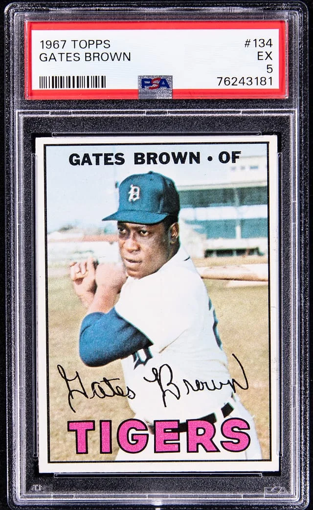 1967 Topps Gates Brown #134 card image
