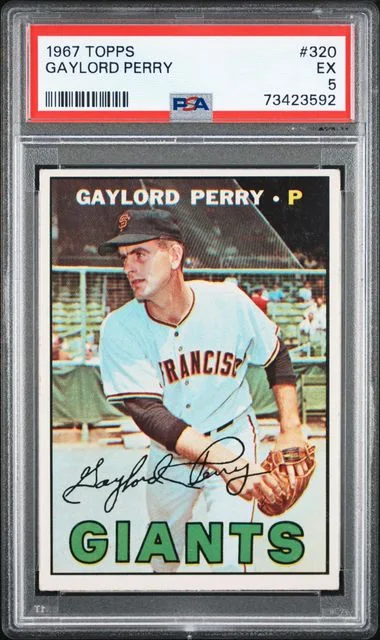 1967 Topps Gaylord Perry #320 card image