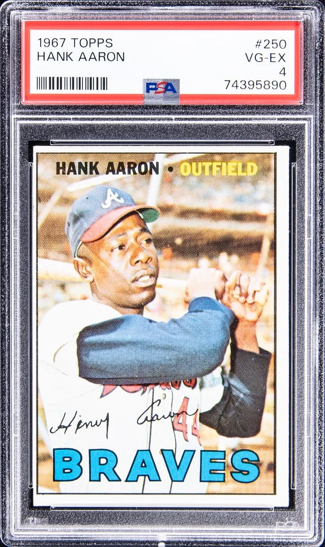 1967 Topps Hank Aaron #250 card image