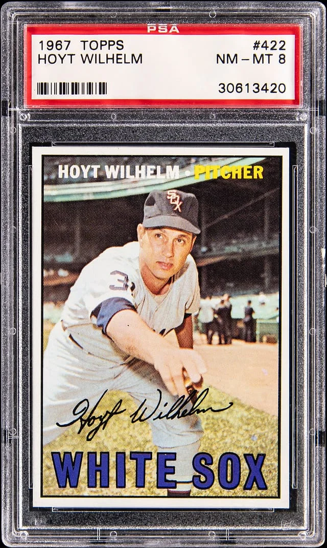 1967 Topps Hoyt Wilhelm #422 card image