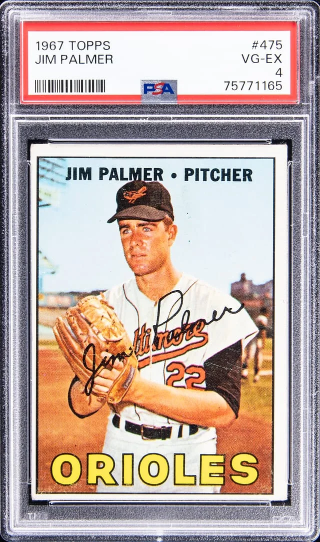 1967 Topps Jim Palmer #475 card image