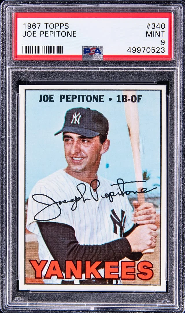 1967 Topps Joe Pepitone #340 card image