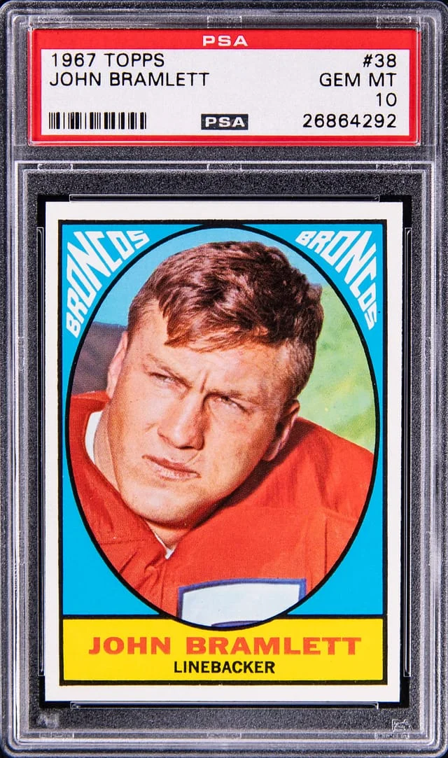 1967 Topps John Bramlett #38 card image