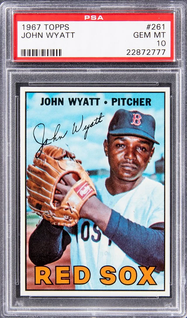 1967 Topps John Wyatt #261 card image