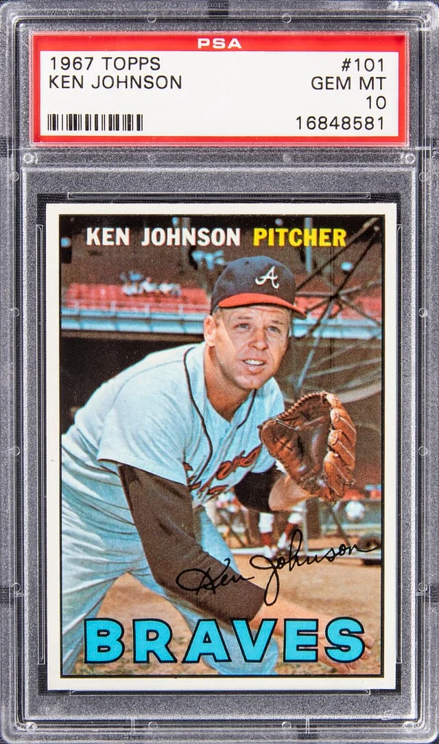 1967 Topps Ken Johnson #101 card image