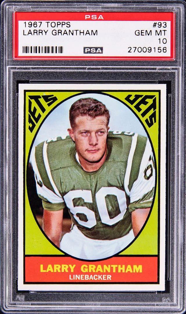 1967 Topps Larry Grantham #93 card image