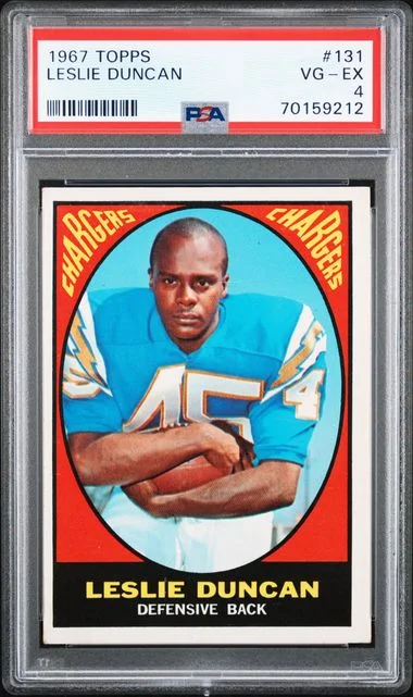 1967 Topps Leslie Duncan #131 card image