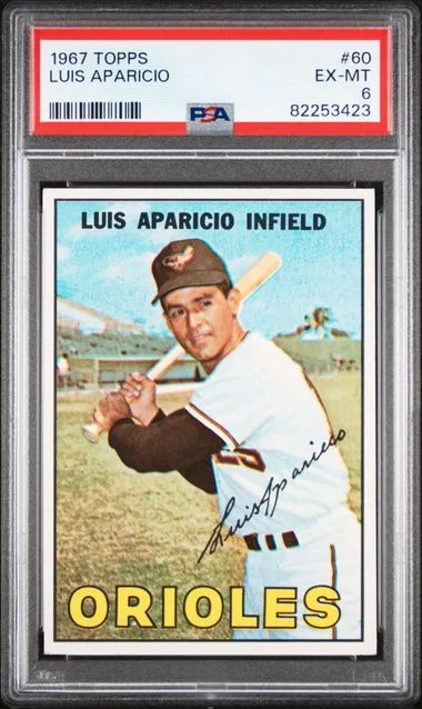 1967 Topps Luis Aparicio #60 card image