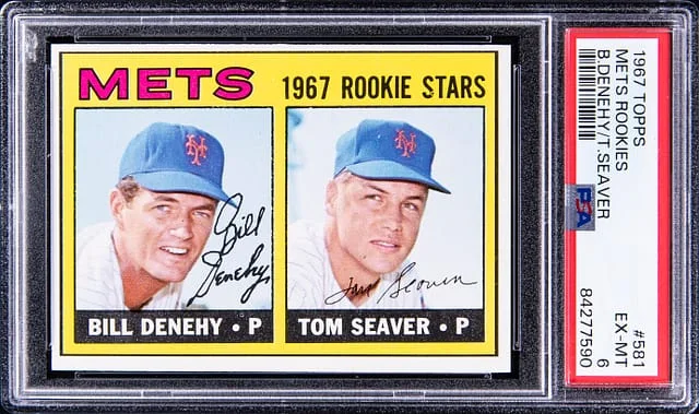1967 Topps Mets Rookies B.Denehy/T.Seaver #581 card image