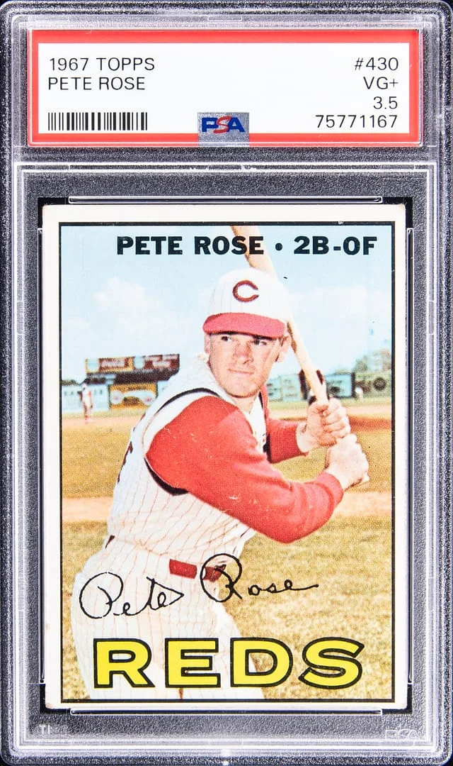 1967 Topps Pete Rose #430 card image