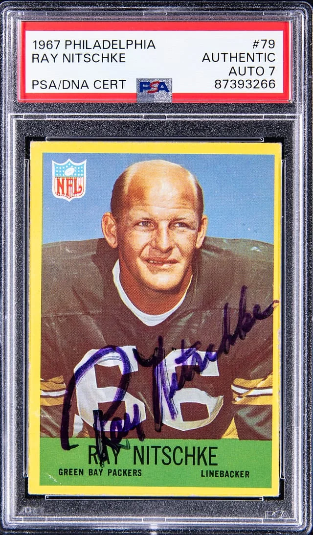 1967 Topps Ray Nitschke #79 card image