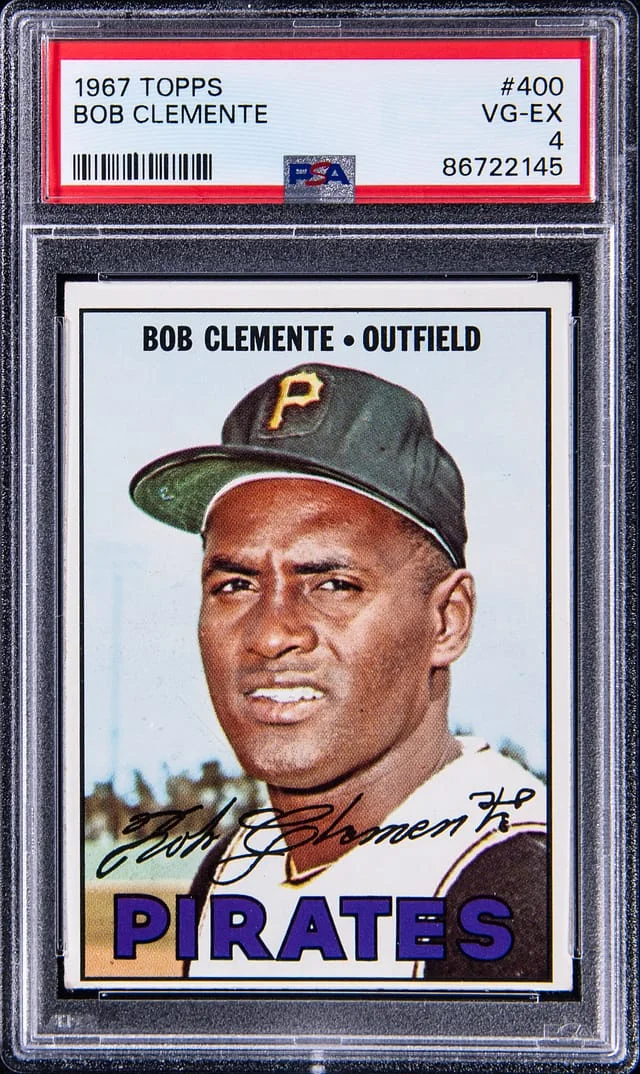 1967 Topps Roberto Bob Clemente #400 card image