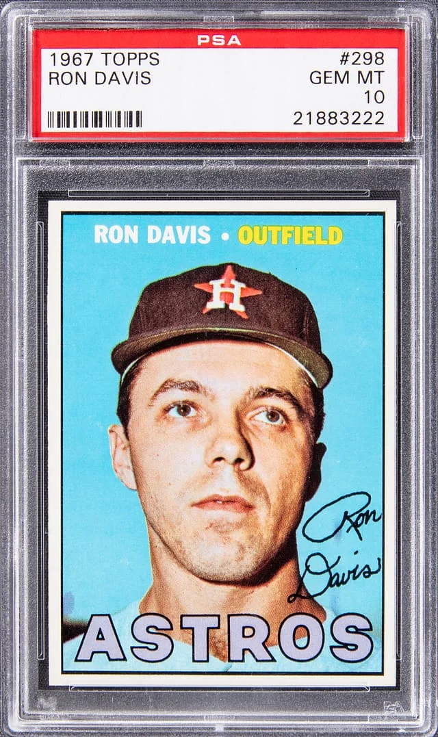 1967 Topps Ron Davis #298 card image