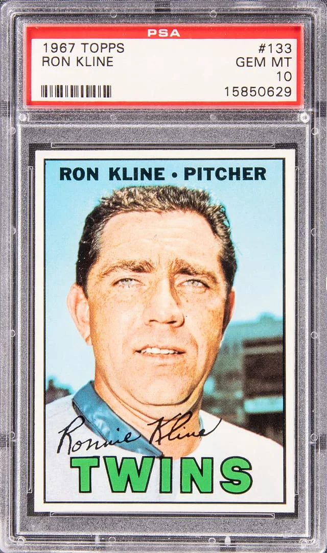1967 Topps Ron Kline #133 card image