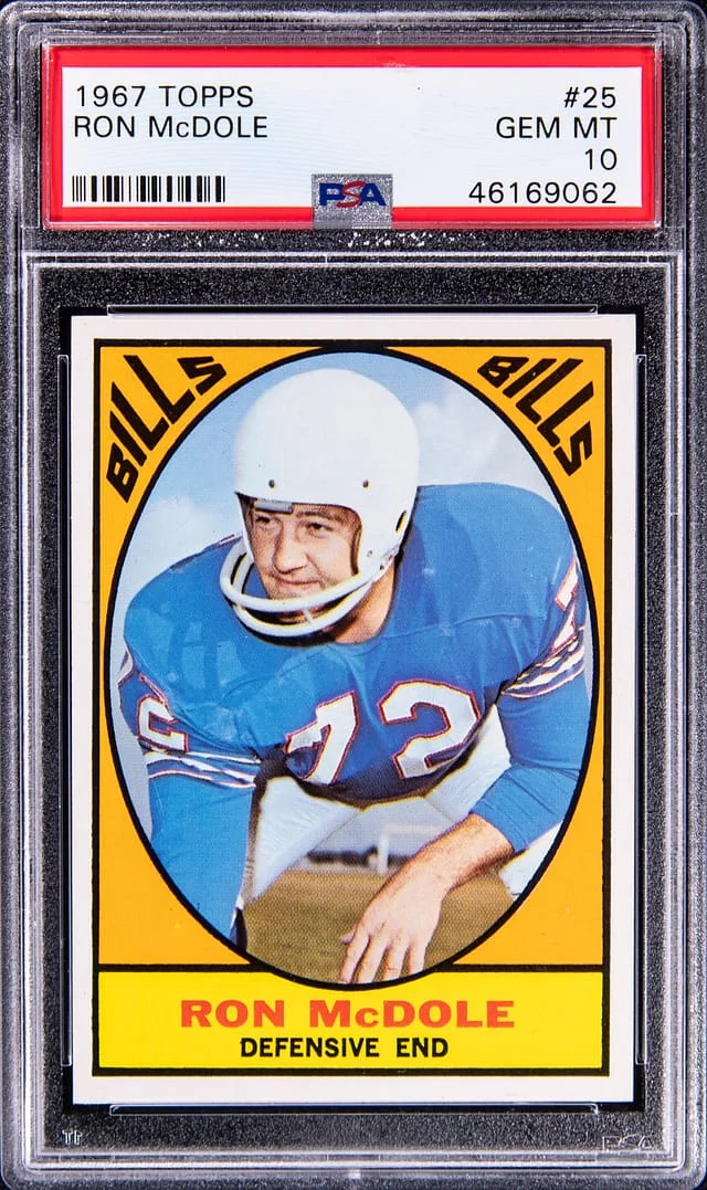 1967 Topps Ron McDole #25 card image