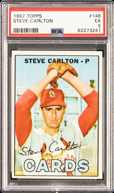 1967 Topps Steve Carlton #146 card image