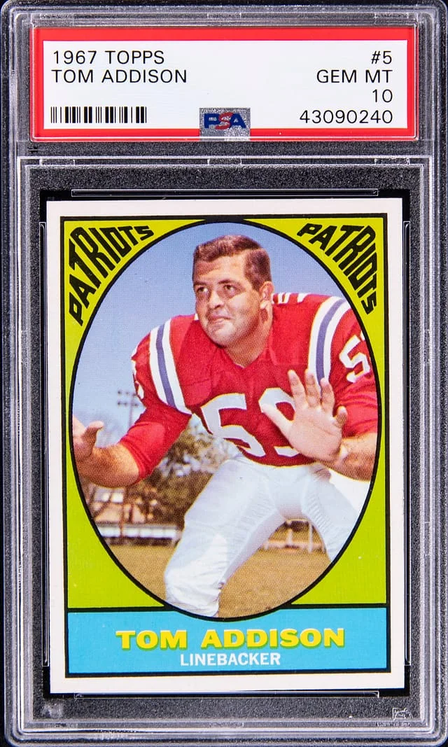 1967 Topps Tom Addison #5 card image