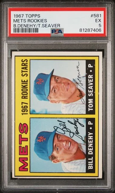 1967 Topps Tom Seaver #581 card image