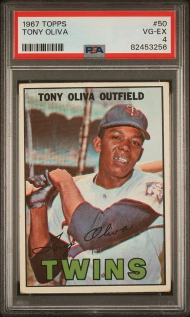 1967 Topps Tony Oliva #50 card image