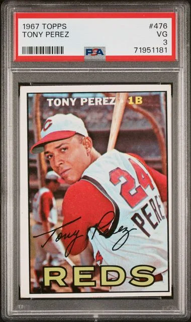1967 Topps Tony Perez #476 card image
