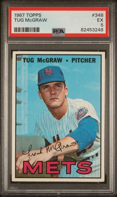 1967 Topps Tug Mcgraw #348 card image