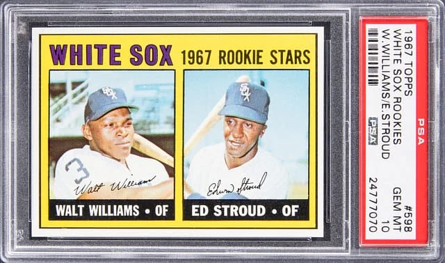 1967 Topps Walt Williams/Ed Stroud #598 card image