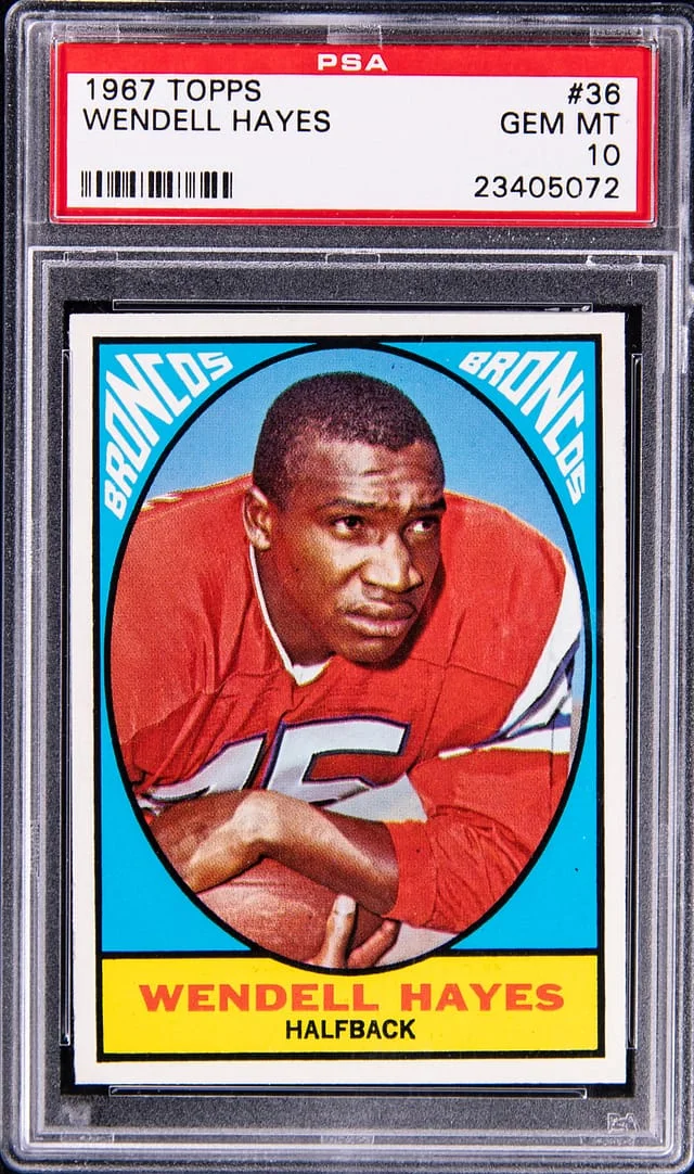 1967 Topps Wendell Hayes #36 card image