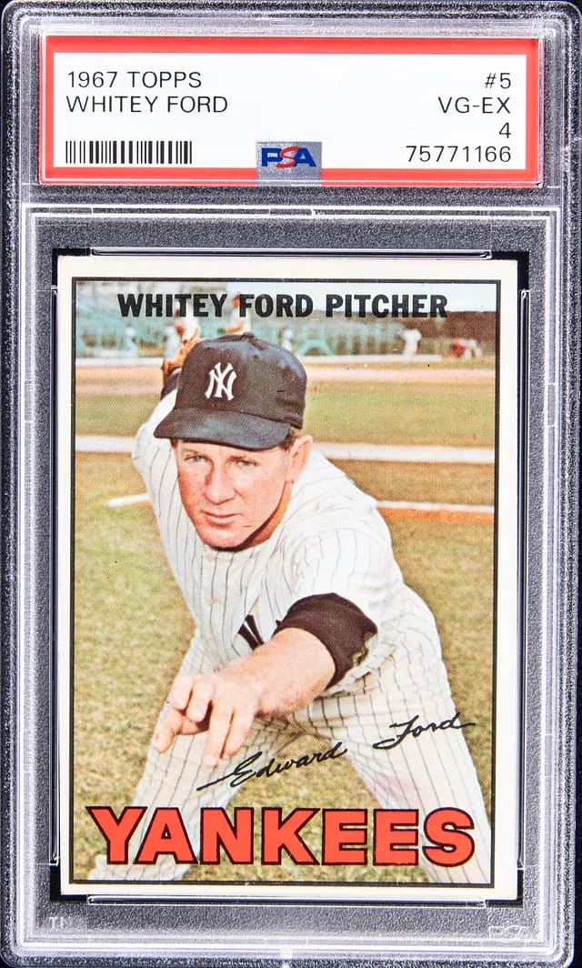1967 Topps Whitey Ford #5 card image