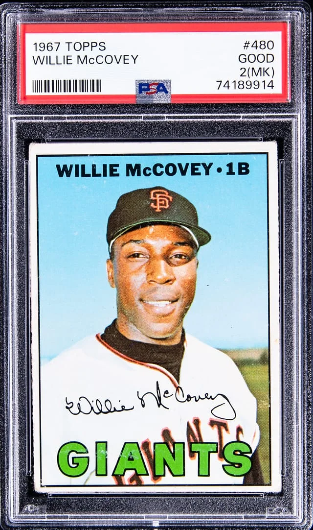 1967 Topps Willie McCovey #480 card image