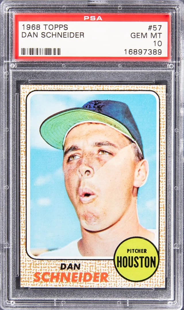 1968 1968 Topps Dan Schneider #57 card image
