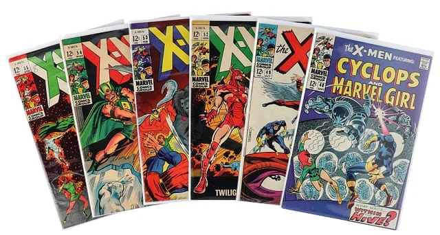 1968-69 Marvel) 6 Books - Raw Appearance of Lorna Dane, Mesmero, Living Pharaoh #1st card image