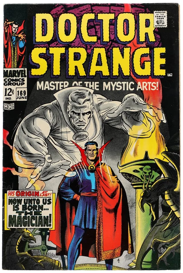 1968 Marvel) - Raw Doctor Strange In His Own Title, Origin of Doctor Strange Retold #1st card image