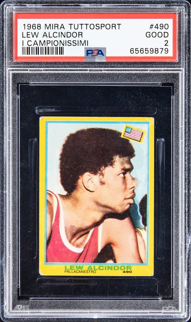 1968 Mira Tuttosport I Campionissimi Lew Alcindor #490 card image