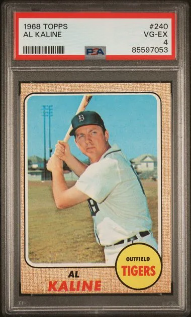1968 Topps AL Kaline #240 card image